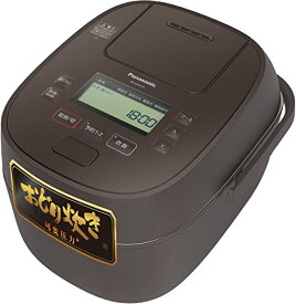 パナソニック 炊飯器 1升 可変圧力おどり炊き 全面発熱5段IH式 ブラウン SR-MPA181-T