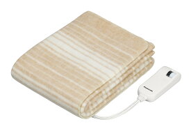 パナソニック 電気しき毛布 シングル 140×85cm 丸洗い可 室温センサー付 ベージュ DB-U31S-C