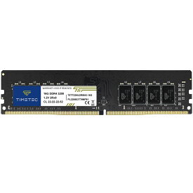 Timetec 16GB DDR4 3200MHz PC4-25600 CL22 288 Pin UDIMM デスクトップ PC用メモリ (3200Mhz 16GB)
