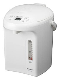 パナソニック 電気ポット 3.0リットル 真空断熱 省エネ保温 お好み温度調節 給湯量(2段階+コーヒー用) ホワイト NC-BJ305-W