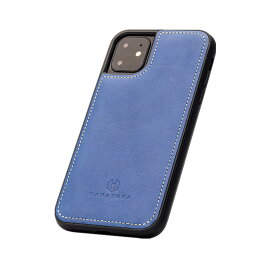 HANATORA iPhone11 ケース 本革 スマホケース イタリアンレザー 耐衝撃 ハンドメイド ギフト おしゃれ シンプル 大人可愛い アイフォン Fleur[s] ブルー シアン 青 藍 リンドウ GS-11-Blue