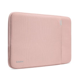 tomtoc 360°保護 パソコンケース 15インチ MacBook Air M3/M2 2024-2023 A3114 A2941/Surface Laptop 15対応 耐衝撃 ラップトップスリーブ ノートPCインナーバッグ 撥水加工 ピンク