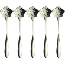 ナガオ 燕三条 フラワーカトラリー コーヒースプーン キキョウ 5本セット 12.3cm ギフトパッケージ 日本製