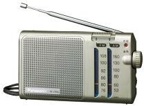 楽天市場】panasonic fm／am 2バンドラジオ シルバー rf－p150a－sの通販 