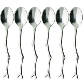 ナガオ 小枝 コーヒースプーン 12.0cm 5本+1本 18-8ステンレス 日本製