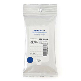 無印良品 日焼け止めシート SPF12・PA+ 12枚入り 02547776