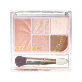 セザンヌ フェイスアイパレット 01 ピュアコーラル 2.85g 頬＆目元のメイクが1つで完成するパレット
