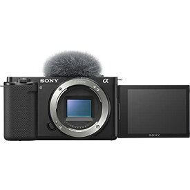 ソニー(SONY) Vlog用カメラ レンズ交換式VLOGCAM APS-C ミラーレス一眼カメラ ZV-E10 ボディ(レンズなし) ウィンドスクリーン付属 ブラック ZV-E10 B