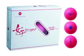 キャスコ(Kasco) ゴルフボール ゼウスインパクト Zeusimpact女子2 レディース 高反発 ピンク