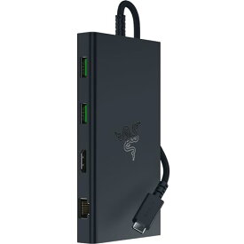 Razer USB C Dock ドッキングステーション 11ポート設計 USB-Cポート USB-Aポートギガビットイーサネットポート HDMI ポートUHS-I SD/MicroSD カードスロット 3.5mm オーディオ複合ジャック搭載 ユーエスビーシードック日本正規代理店保証品
