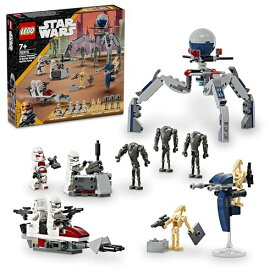 レゴ(LEGO) スター・ウォーズ クローン・トルーパーとバトル・ドロイド バトルパック おもちゃ 玩具 プレゼント ブロック 男の子 女の子 子供 6歳 7歳 8歳 9歳 小学生 宇宙船 ごっこ遊び 75372