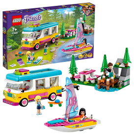 レゴ(LEGO) フレンズ キャンピングカーとボート （森のキャンピングカーとボート） 41681 おもちゃ お人形 ドール ボート 乗り物 のりもの 女の子 7歳以上
