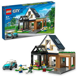 レゴ(LEGO) シティ モダンハウスと電気自動車 60398 おもちゃ ブロック プレゼント 街づくり 車 くるま 男の子 女の子 6歳 ~