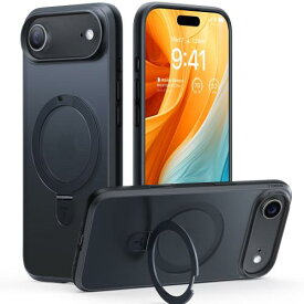 TORRAS iPhone Air 用 ケース11年の進化と革新 マグネットスタンド Magsafe対応 カメラボタン 3倍米軍規格MIL 耐衝撃 急速充電対応 黄ばみなし 指紋防止 滑り止め 6.5インチ「Ostand Q1 Guardian」(ブラック)