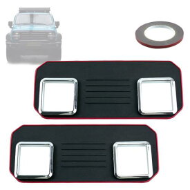 Jeyaic 2個 スのアップグレードされたシートバックテーブルマット と4個 カップホルダーリング ROOMY TANK トール ジャスティに適用 黒の滑り止めデザイン、赤のストローク