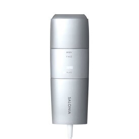 SALONIA サロニア 脱毛器 フラッシュクリスタルシルクエピ メンズ レディース VIO対応 光美容器 SAL22205SL シルバー