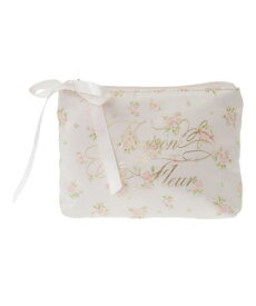 [メゾン ド フルール] ポーチ・巾着 ローズプリントティッシュケース レディース ライトベージュ