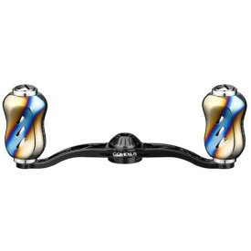ゴメクサス CH90 リールハンドル ダイワ (Daiwa) ベイトリール互換 90mm（タトゥーラ/ジリオン/月下美人）シマノ(Shimano)互換（アンタレス/メタニウム/スコーピオンDC） パワーゲーム用両軸対応 耐塩害アルミ製 ハンドルノブ付属 シーバス/バス釣り 左右兼用