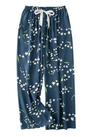 [Euyqs] ルームパンツ 広い脚 レーヨン 涼しい快適な 体型カバー リラックス ルームパンツ (M, #305)