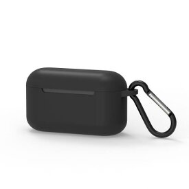 Geekria シリコンカバー 互換性 カバー Echo Buds 2 対応 True Wireless Earbuds 充電ケースカバー 外装カバーキーホルダーフック付き、充電ポートアクセス可能 、フロントLED可視 (黒)