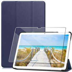 全面保護グループ対応 Google Pixel Tablet GA04750-JP 用のケース 対応 Google Pixel Tablet GA04750-JP 用の保護カバー衝撃吸収 + FOR Google Pixel Tablet GA04750-JP 用の強化ガラスフィルム 表面硬度9H 飛散防止処理 タブレット 専用 液晶保護フィルム 全面保護（ダーク