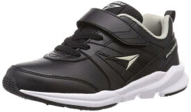 [シュンソク] スニーカー キッズ 男の子 女の子 子供靴 幅広 軽量 15~25cm 3E 2E SJJ 6380 6390 6400 6410 6420 9570 ブラック/スムース 24.5 cm