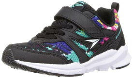 [シュンソク] スニーカー キッズ 男の子 女の子 子供靴 幅広 軽量 15~25cm 3E 2E SJJ 6380 6390 6400 6410 6420 9570 ブラック/ペイント 20.0 cm