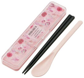 スケーター (skater) コンビセット 箸 スプーン セット ハーバリウム ピンク 日本製 CCS3SA
