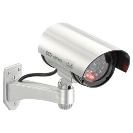 オーム(OHM)オーム電機monban 防犯ダミーカメラ バレット型 屋外 防雨タイプ 常時点滅 24時間点灯タイプ 乾電池式 空き巣対策 セキュリティ対策 OSE-PDCW3 07-8697