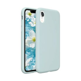 EUMADOVE 対応 iPhone xr ケース 耐衝撃 滑り止め 軽量 頑丈 シリコンケース 薄型 人気 上品 指紋防止 耐摩擦 スマホケース (アジュール, iPhone xr)