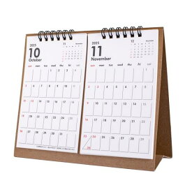 オーブ 2026年 カレンダー 卓上 2ヵ月一覧 クラフト TM-900KF (2025年 10月始まり)