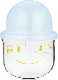 iwaki 離乳食調理器 おかゆこがま 耐熱ガラス 200ml KMC202-BL 064303