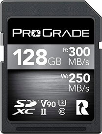 ProGrade Digital (プログレードデジタル) SDXC UHS-II V90 COBALT 300R メモリーカード 正規輸入品 (128GB)