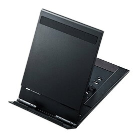 サンワサプライ モバイルタブレットスタンド 5段階角度調整 折りたたみ可 薄型 ブラック PDA-STN11BK