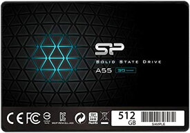 シリコンパワー SSD 512GB 3D NAND採用 SATA3 6Gb/s 2.5インチ 7mm PS4動作確認済 3年保証 A55シリーズ SP512GBSS3A55S25