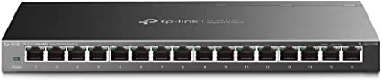 TP-Link 16ポート ハブ 10/100/1000Mbps 管理機能付き ウォールマウント デスクトップ ギガビット アンマネージ プロ スイッチングハブ 5年保証 TL-SG116E：Fleume