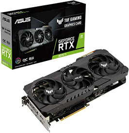 ASUS TUF Gaming NVIDIA® GeForce RTX™ 3070 Ti 搭載ビデオカード OC/ PCIe 4.0 / 8GB GDDR6X / HDMI 2.1 / DisplayPort 1.4a /デュアルボールファンベアリング