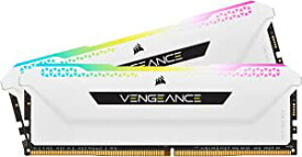 Corsair DDR4-3600MHz デスクトップPC用 メモリ VENGANCE RGB PRO SLシリーズ 16GB 8GB 2枚 CMH16GX4M2D3600C18W
