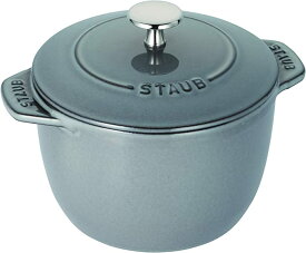 staub ストウブ 「 ラ ココット de GOHAN グレー M 16cm 」 ご飯鍋 炊飯 2合 鋳物 ホーロー鍋 IH対応 炊飯器 日本正規販売品 La Cocotte de GOHAN 40509-703