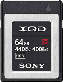 ソニー SONY XQDメモリーカード 64GB QD-G64F 書き込み速度400MB/s / 読み出し速度440MB/s