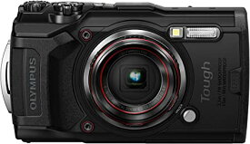 OLYMPUS デジタルカメラ Tough TG-6 ブラック 1200万画素CMOS F2.0 15m 防水 100kgf耐荷重 GPS 内蔵Wi-Fi TG-6BLK