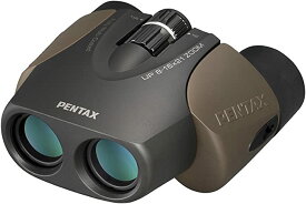PENTAX 双眼鏡 UP 8-16 21 ブラウン (8-16倍ズーム) 高級プリズムBak4搭載 フルマルチコーティング ライブ コンサート スポーツ観戦 メーカー保証1年 ペンタックス 61962