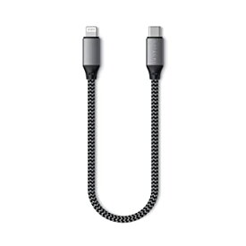 Satechi USB-C ライトニング 充電ケーブル MFi認証 25cm (iPhone 12, 11, XS Max/XS/XR/X, 8など対応)