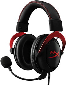 HyperX Cloud II ゲーミングヘッドセット 7.1バーチャルサラウンドサウンド対応 USBオーディオコントロールボックス付属 レッド PS4/PC/Xbox/Switch/スマホ KHX-HSCP-RD