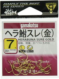 がまかつ(Gamakatsu) ヘラ鮒スレ フック 金 7号 釣り針