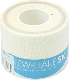 New-HALE(ニューハレ) テーピング テープ ロールタイプ ひじ ひざ 関節 筋肉 サポート SK ホワイト