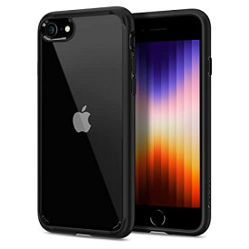 Spigen iPhone SE 3 ケース 第3世代 2022 iPhone SE2 ケース 第2世代 iPhone7用ケース iPhone8用 ケース TPUバンパー ウルトラ ハイブリッド2 042CS20926 (ブラック)