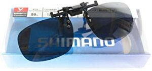 シマノ(SHIMANO) 釣り用 メガネにつける偏光サングラス クリップオングラスTAC マットブラック HG-019P