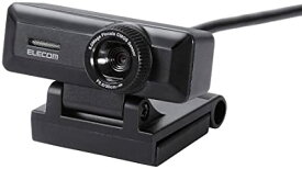 エレコム WEBカメラ UCAM-C750FBBK マイク内蔵 フルHD 1080p 30FPS 500万画素 高精細ガラスレンズ ケーブル長1.5m ブラック