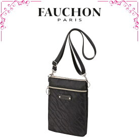 フォション FAUCHON スマホショルダー ポケットプラス ブラック ショルダーバッグ ポシェット トラベルポーチ ブランドバッグ サブバッグ レディースバッグ 高級 海外 フランス ブランド 女性 人気 おしゃれ ギフト プレゼント 誕生日 お礼 お返し お祝い